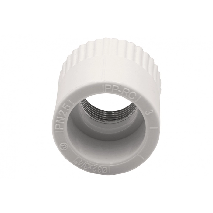 Муфта комбинированная внутренняя резьба 32х3/4\" EVER PLAST /белый ...